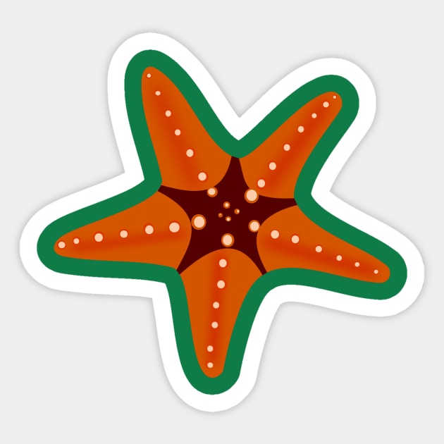 Sea Star 1 Sticker by artsandherbs